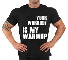 T-Shirt Bodybuilding Fitness Palestra 'your workout'
