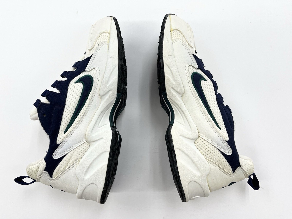 1996 Nike Air Contrail White Midnight Navy sland Teal Sz 9.5 Men