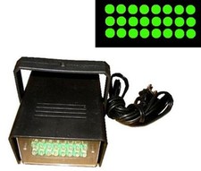 GREEN LED FLASHING STROBE LIGHT bright flash lights party dj lighting lamp new