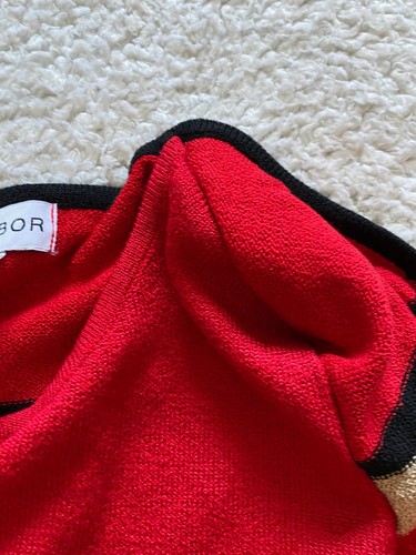 Sag Harbor Women Striped 3/4 Sleeve Sweaters Multicolor Size S - Picture 8 of 11