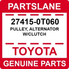 27415-0T060 Toyota OEM Genuine PULLEY, ALTERNATOR W/CLUTCH