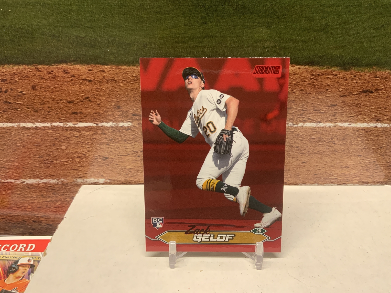 Zack Gelof 2024 Stadium Club #281 Red Foil Oakland Athletics