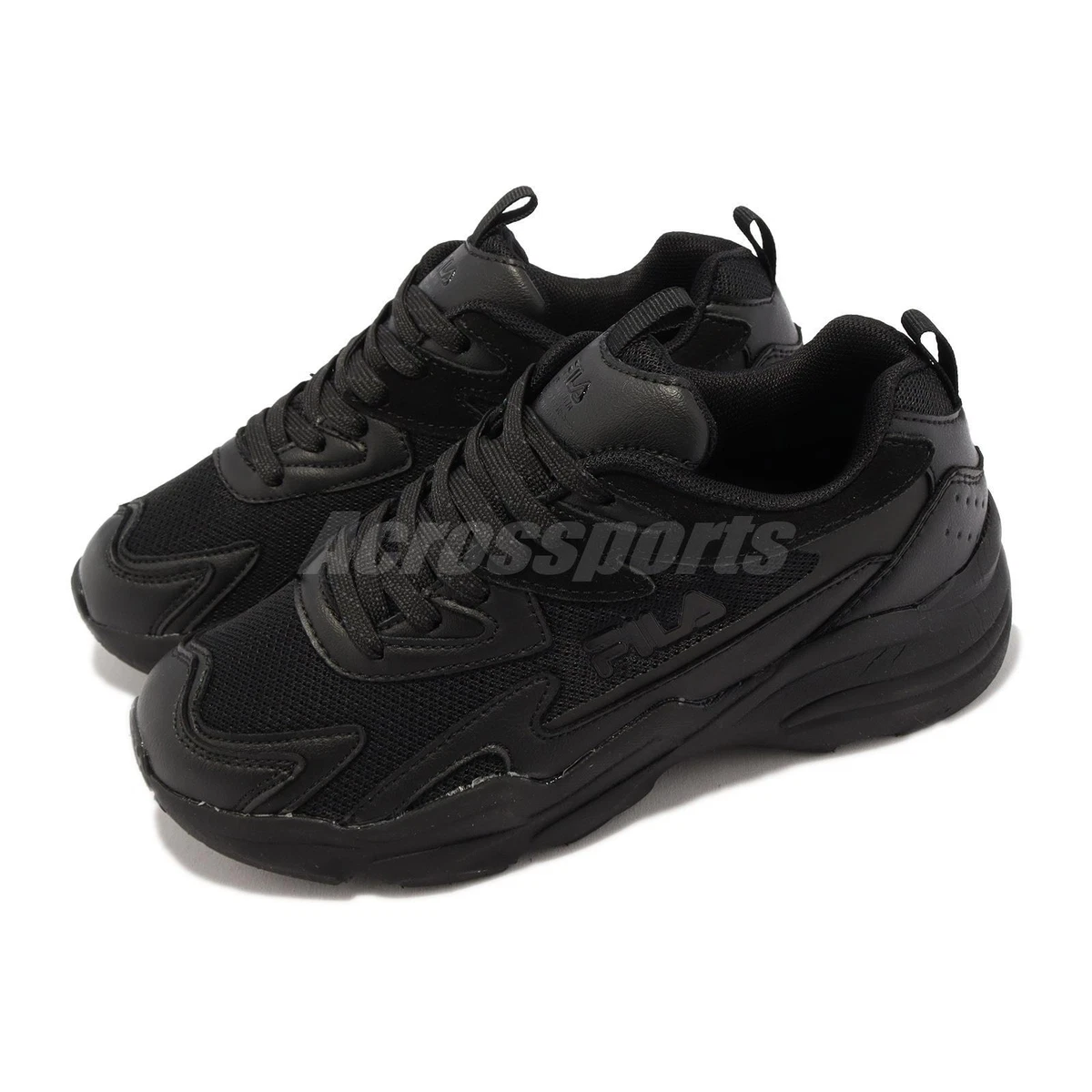 Fila dad cheap shoes black
