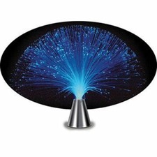 NEW Blue Fiber Optic Light Night Wedding Centerpiece Fiberoptic Lamp LED Kids