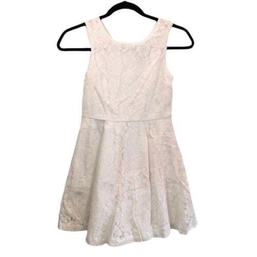 Girls Polo Ralph Lauren White Floral Lace Dress Size 10 | eBay