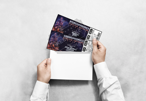 Stereophonics Mock Ticket Summer Arena Tour | Personalized Gift Reveal Keepsake - Picture 3 of 10