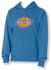 Dickies Logo Hoodie - NWT Mens Size Medium Blue / Multi - 45782-M5