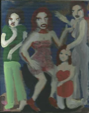 The Insolent Servant by William Mayer  New Yrok surrealist realist  painter