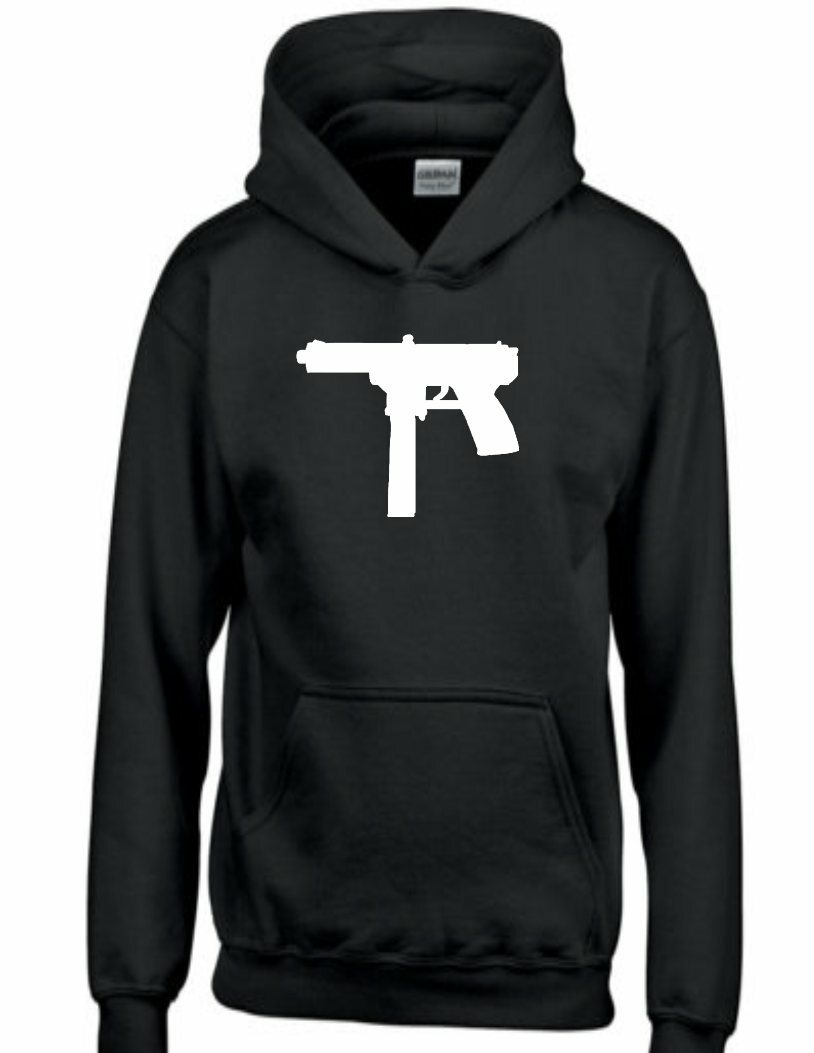 Tec-9 Hoodie kg-99 tec-dc9 ab-10 gun rights molon labe Black 