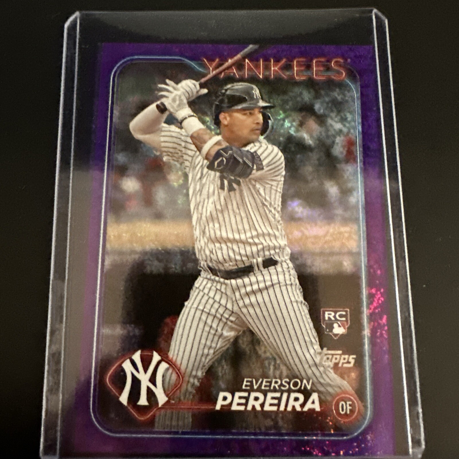 2024 Topps Series 2 - Purple Foil #461 Everson Pereira /799 (RC)