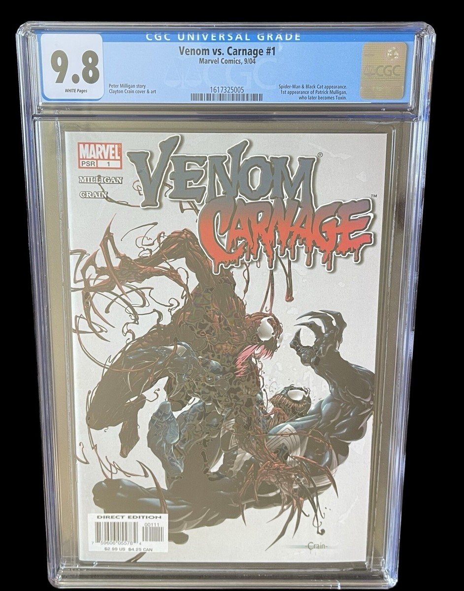 アメコミリーフ Venom War Carnage #1 CGC 9.8 Venom vs. Carnage #1 CGC 9.8 2004 W/PGS 1st Appearance of