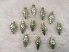 Zapfen Christbaumkugeln Christbaumschmuck Weihnachtsdeko Inge Glas MildSage grün