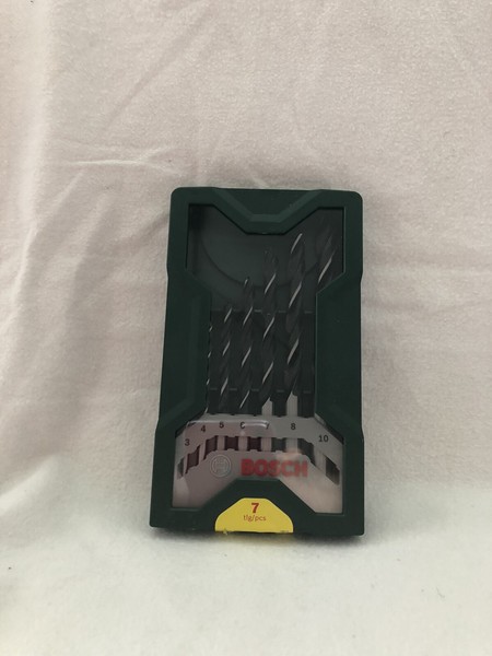 Bosch 7-Tlg Bohrer-Set Holzbohrer - 3 4 5 6 7 8 10 Mm - 2607019580-879 (W016)-image