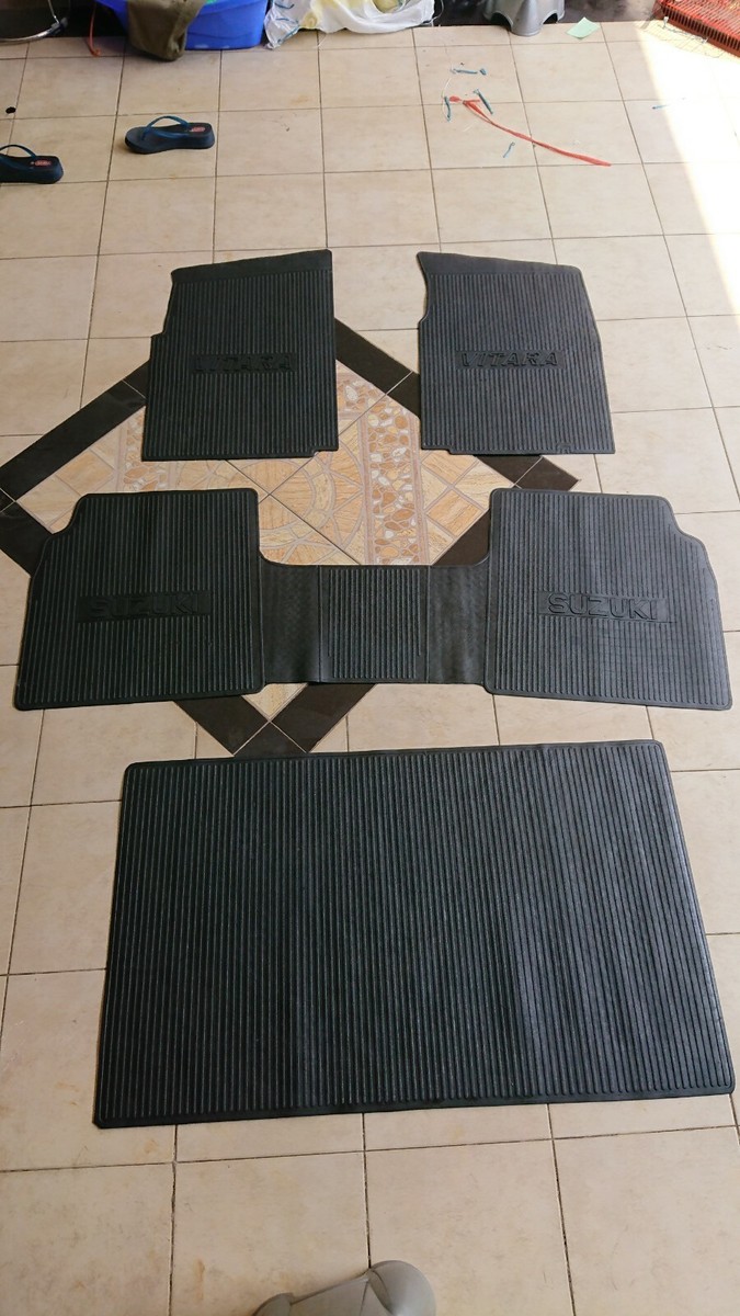 4PC Front/Rear/Cargo Heavy Duty Rubber Floor Mats Carpet SUZUKI