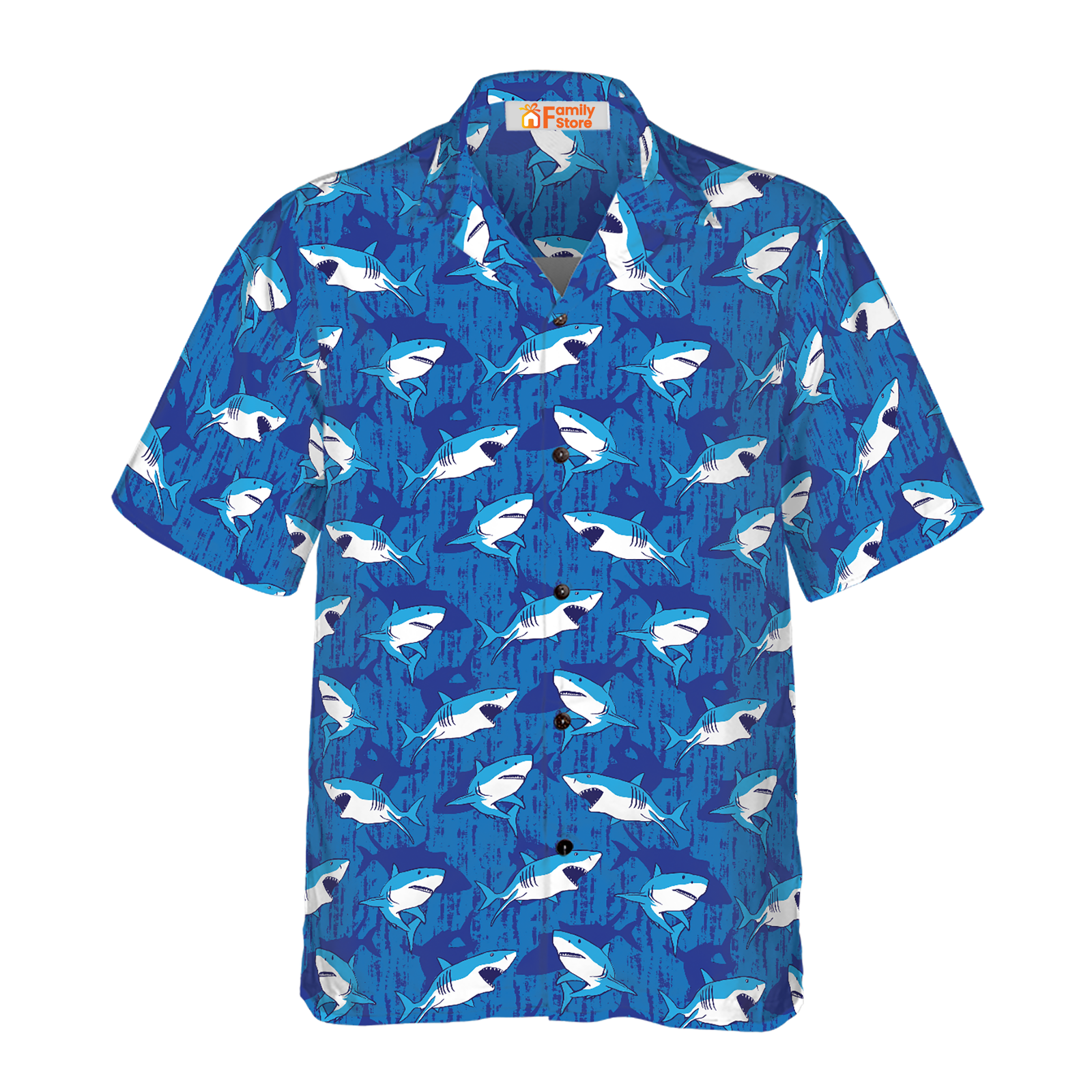 Shark Pattern 03 Hawaiian Shirt