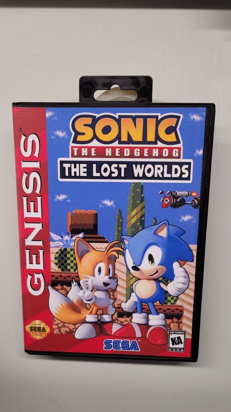 Sonic the Hedgehog 2 Sega Genesis Replacement Label Sticker 