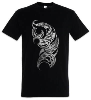 Maori Symbol Herren T-Shirt Native New Zealand Neuseeland Tattoo Stamm Tribal