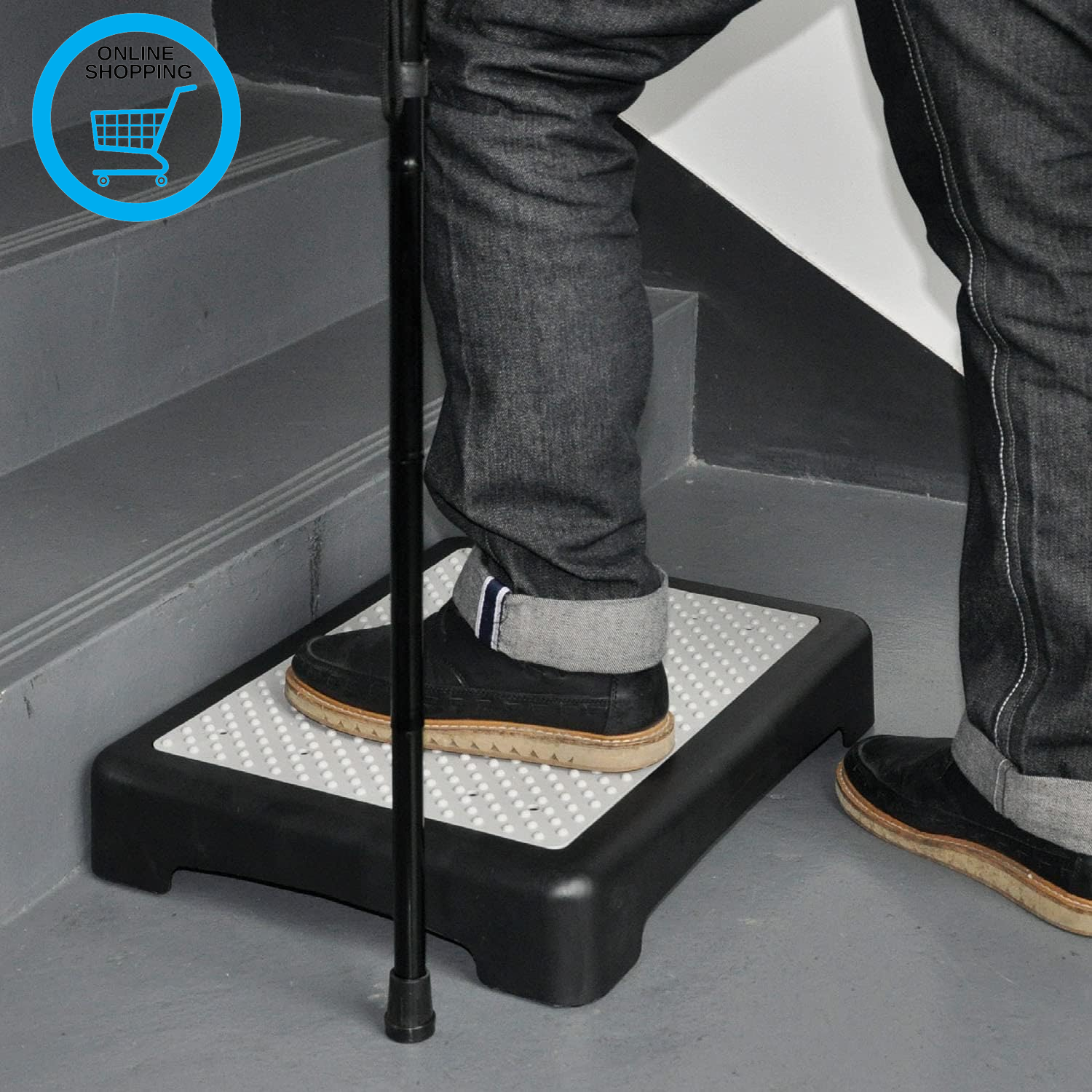Anti Slip Outdoor Half Step Elderly Disability Mobility Aid Door Walking Outdoor