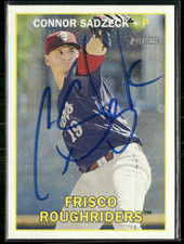 Connor Sadzeck Signed 2016 Heritage Minors IP Auto #162