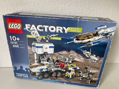 LEGO SPACE FACTORY: STAR JUSTICE (10191)  - NEW - SEALED BOX - BOX WEAR