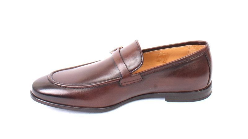 ROBERTO SERPENTINI 9210a Brown Leather Moccasins Loafers Shoes Roberto Serpentini Men main image 4