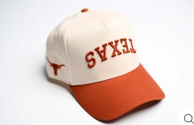 True Brvnd  UT AUSTIN - BURNT ORANGE / OFFWHITE  Texas Longhorns Horns Hat