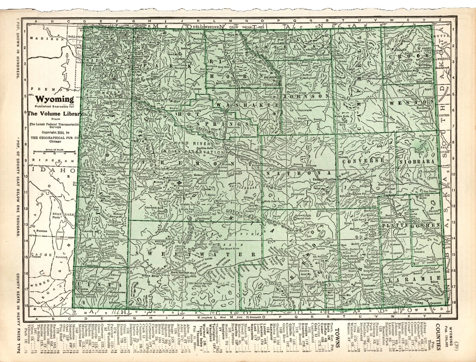 Antique School Maps