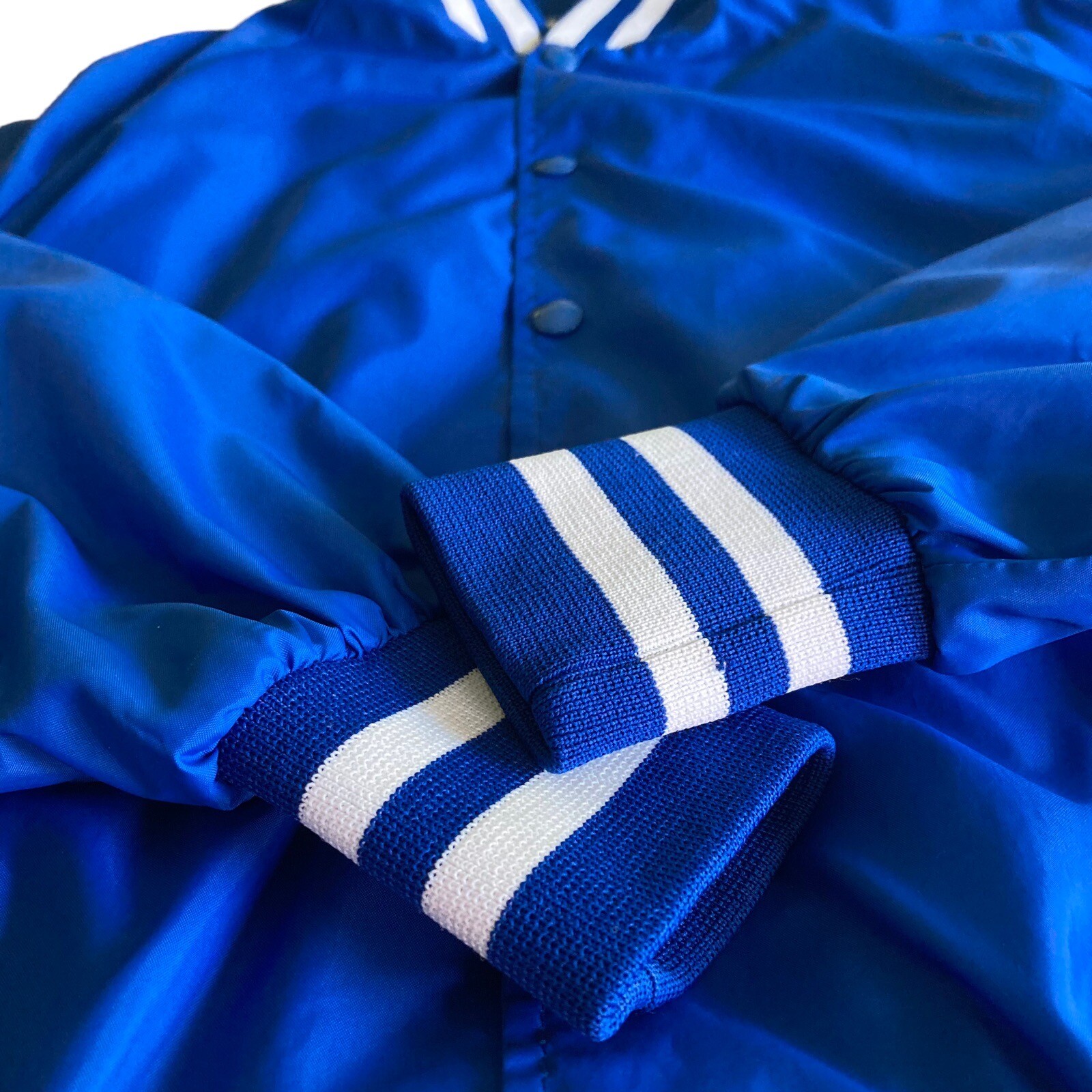 Vintage Snap Button Jacket Blue Active Generation… - image 5