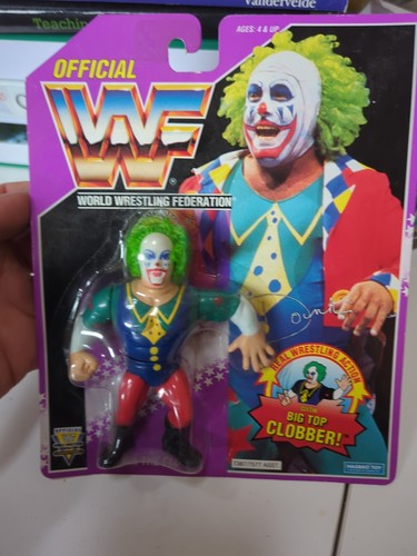 WWE/WWF Hasbro Doink the Clown Mint on Card MOC Pu...