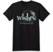 Disney Magic Kingdom Wishes Fireworks Farewell 2017 Passholder Glow in Dark 2XL
