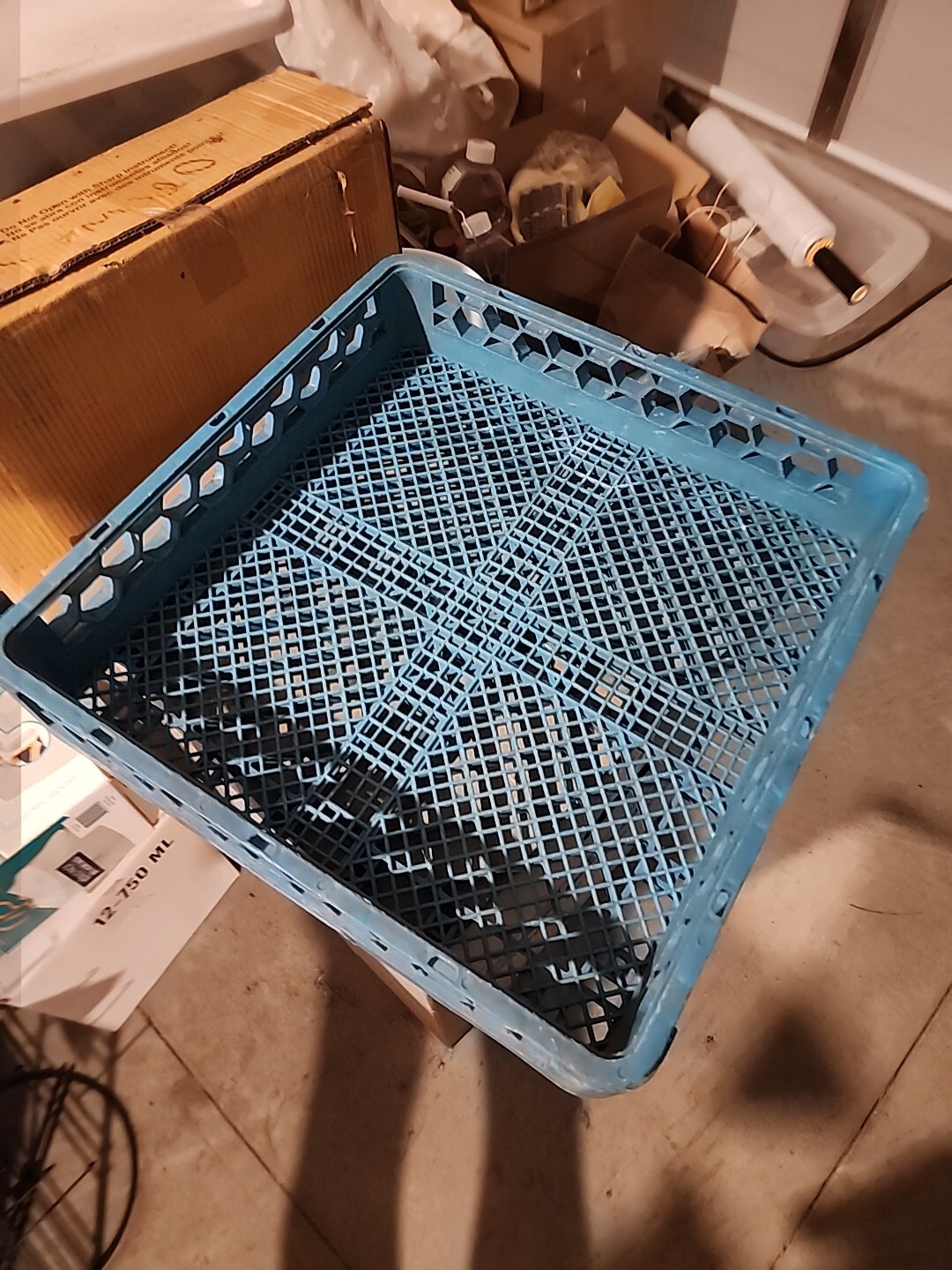 Two Carlisle NSF Commercial Dishwasher Rack Flat Tray 19 by 19by 4