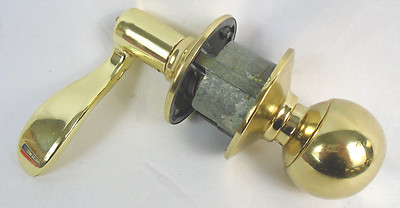 Entrance Left Hand Lock Set F51-ORB-505-ACC-605 Polished Brass 1152HW ...