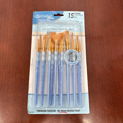 Crafter's Choice Variety Brush Value Set-15/Pkg