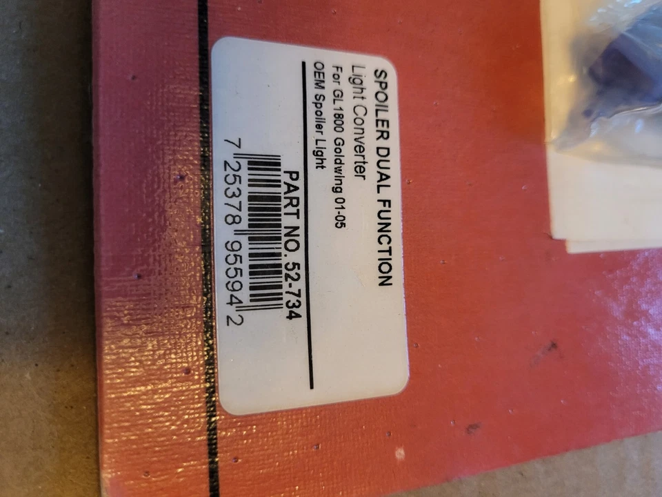 honda gl1800 show chrome spoiler light converter , 01-05 - Image 4 of 4