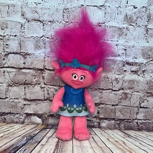 Dreamworks Trolls Rock Your World Poppy Stuffed Plushy Stuffed Toy 18" Tall Doll