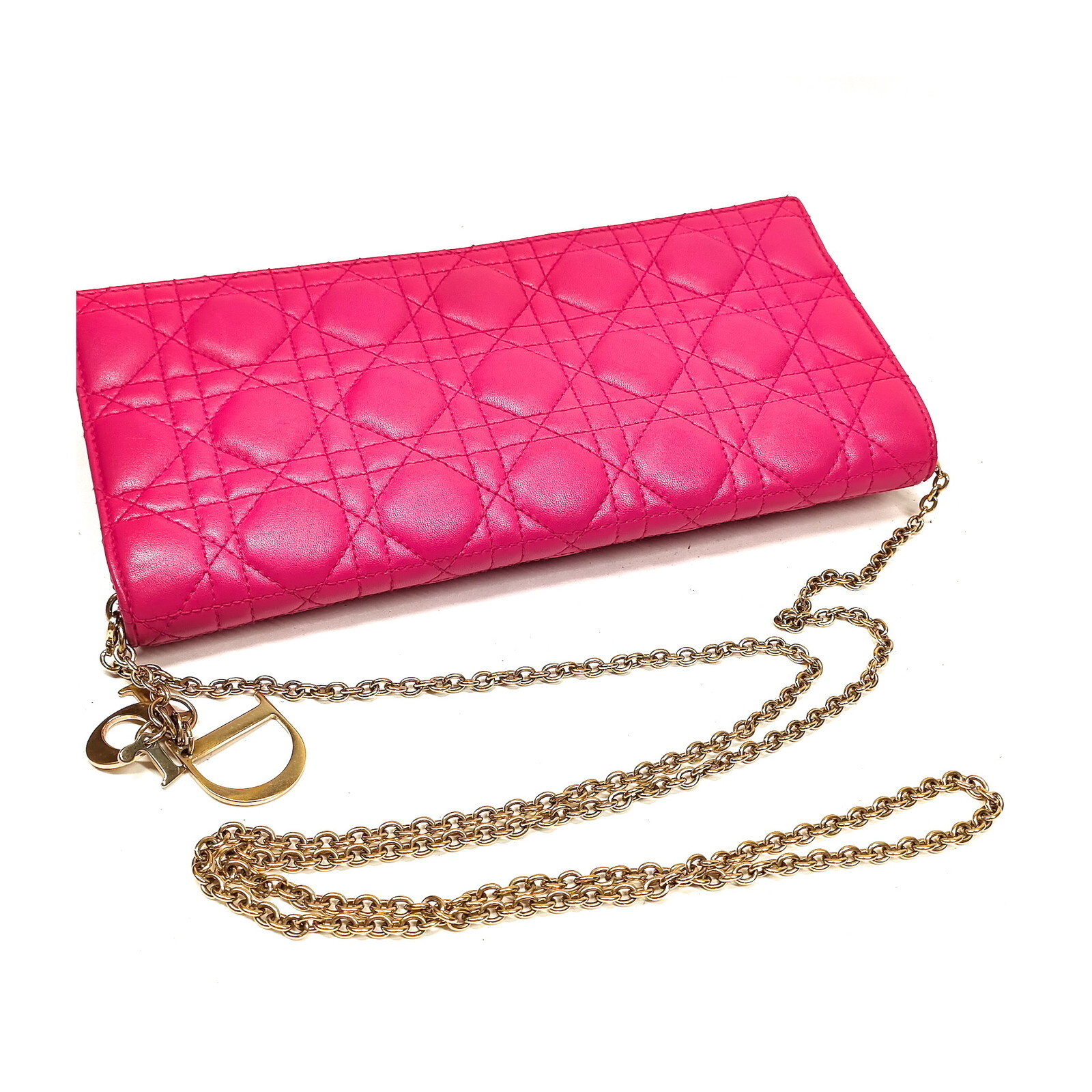 Christian Dior Clutch Bag Pink Leather 1168248 eBay