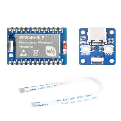 RP2040-BLE Microcontroller Development Board + Adapter Board Dual Mode 4225-