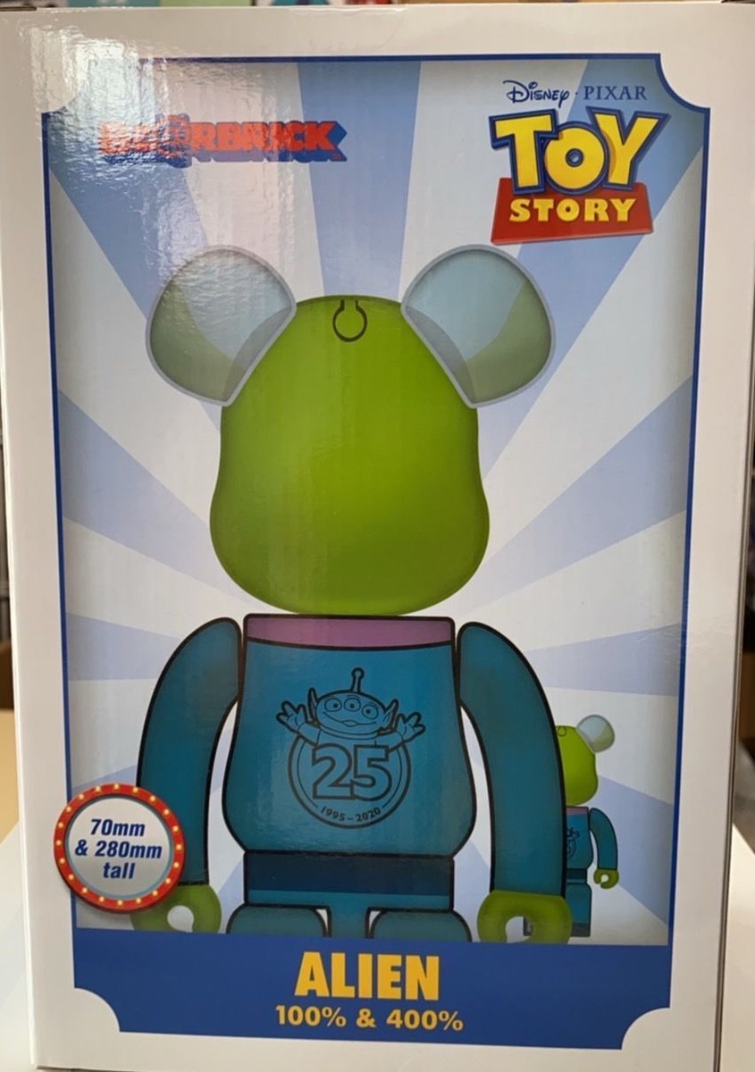 BE@RBRICK ALIEN 100% & 400% set Toy Story MEDICOM TOY 2020 BE@RBRICK ALIEN 100% & 400% set Toy Story MEDICOM TOY 2020