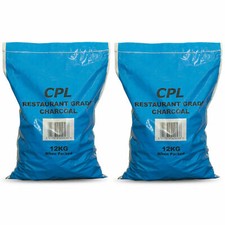 CPL 24kg Restaurant Grade Hardwood Lumpwood Charcoal Garden BBQ Barbecue Grill