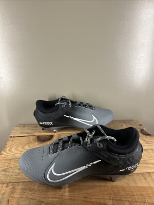 NEW Nike Softball Cleats Hyperdiamond 4 Elite CZ5917-001 Black Gray Women SZ 7.5
