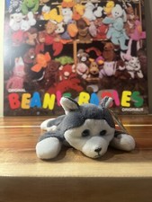 TY Beanie Babies Original- Nanook DOB: 11.21.1996 Retired Husky Collectible