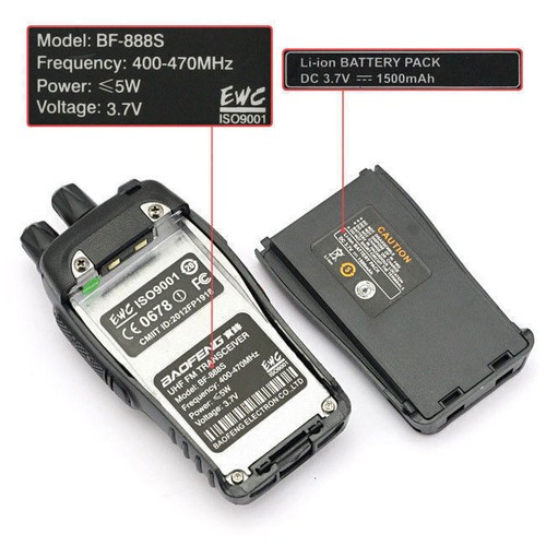10X Baofeng Bf-888s Uhf Transceiver CTCSS Radio dwukierunkowe 16-kanałowe Walkie Talkie - Zdjęcie 4 z 9