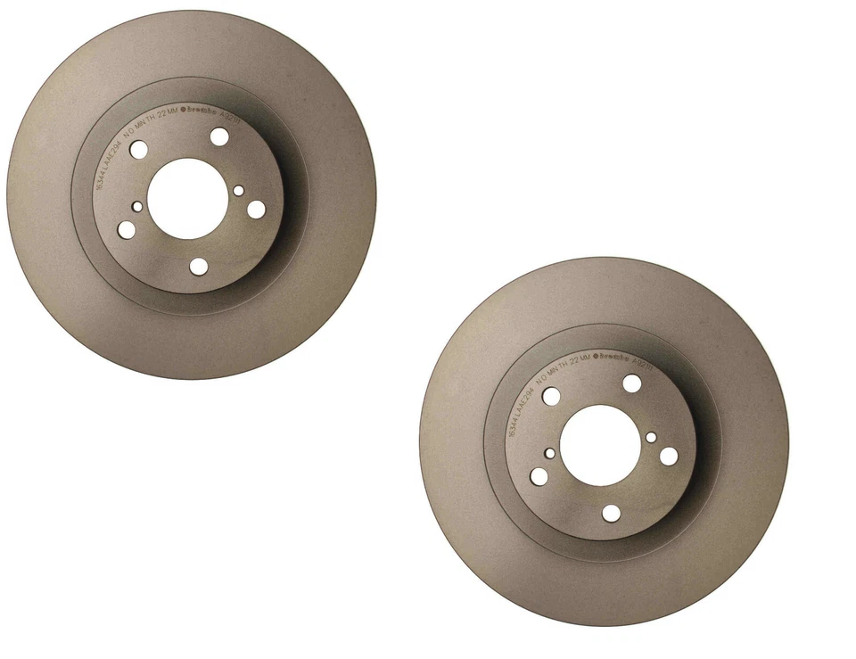 Juego de rotor de disco de freno delantero x2 brembo para Scion FR-S Subaru Baja Forester Outback Foto 2 de 4