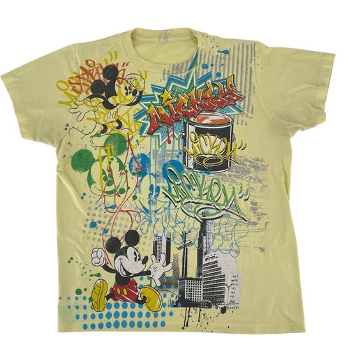 90s Mickey Mouse graffiti tshirt 1990s vintage