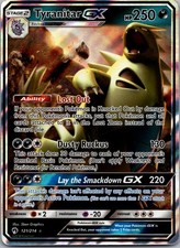Tyranitar GX 121/214 Holo GX Rare Lost Thunder Pokemon Near Mint on eBay