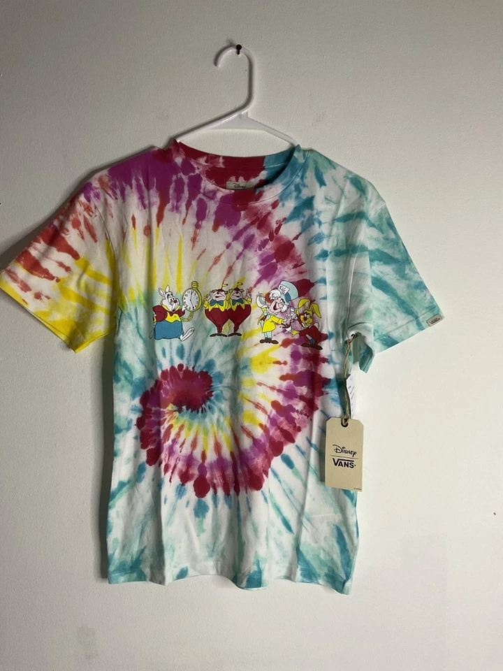 Camiseta Vans Off The Wall Jóvenes Niños X Disney Alicia en el País de las Maravillas Tie Dye M Foto 2 de 4