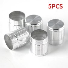 5PCS Potentiometer Knob Aluminum Knobs Cap Diameter 15MM 15X17Mm Silver Gold Bla