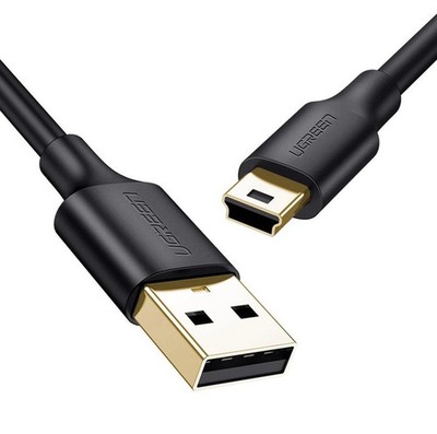 Ugreen Hochgeschwindigkeits Mini USB Kabel 480 Mbps 3m Schwarz