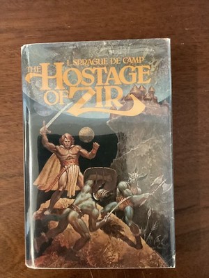 The Hostage Of Zir L. Sprague De Camp (HC, 1977) Acceptable TRUE FIRST EDITION