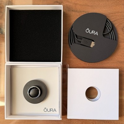Oura-Ring Gen3 Heritage Silber Größe 9
